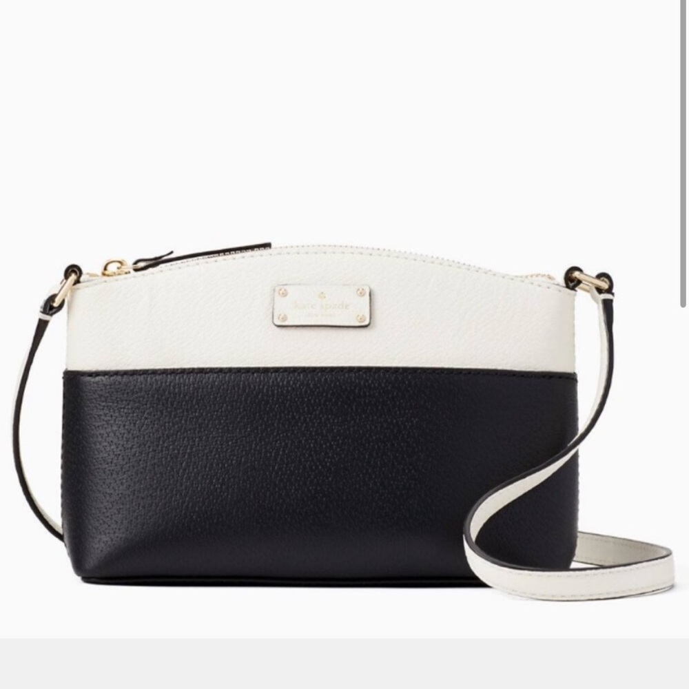 Kate Spade Grove Street Millie Crossbody Bag - Ivory and Black